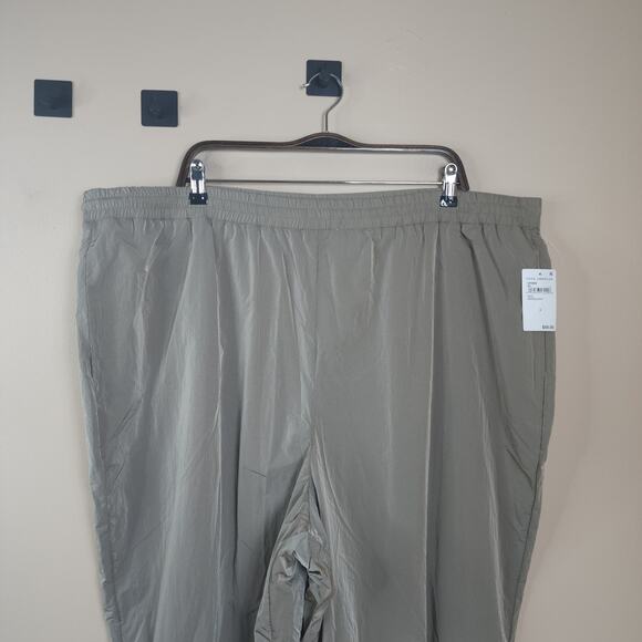 Good American Essential Nylon Track Pants in Brindle Size 3X - Picture 2 of 11